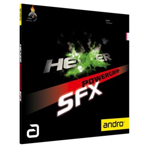 Mặt vợt Andro Hexer PowerGrip SFX