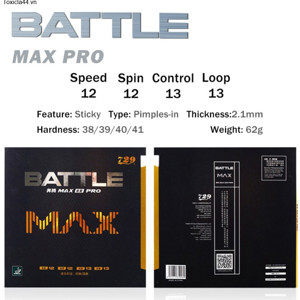 Mặt vợt bóng bàn 729 Battle max