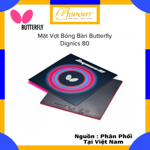 Mặt vợt bóng bàn Butterfly Dignics 80