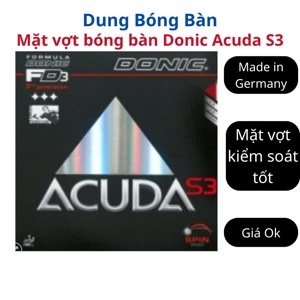 Mặt vợt bóng bàn Donic Acuda S3