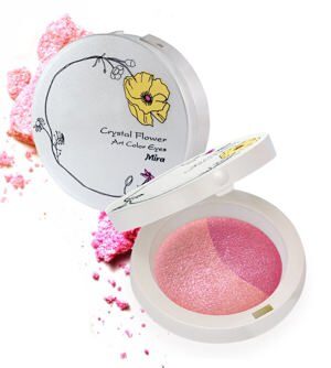 Màu mắt 2 màu MIRA crystal art eyes shadow 2 colors