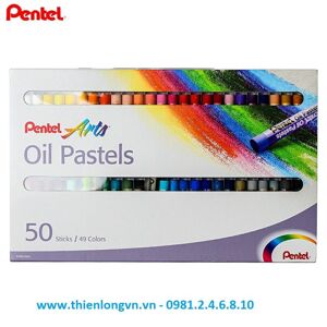 Màu phấn dầu Pentel PHN-50 (Hộp 50 màu)