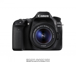 Máy ảnh Canon EOS 80D với Lens Kit EF-S18-55 IS STM