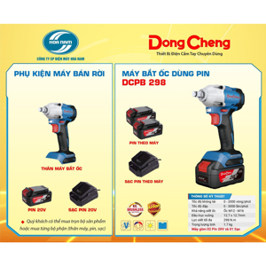 Máy bắt Ốc dùng Pin Dong Cheng DCPB298BM