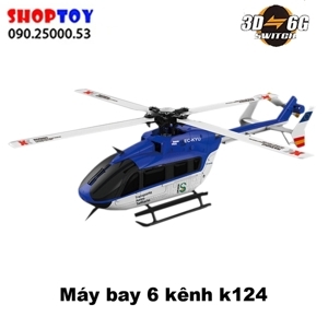 Máy Bay Điều Khiển XK K124 EC145 6CH Brushless 3D6G