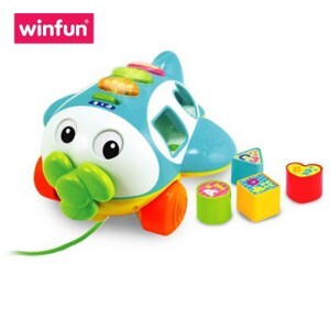 Máy bay thả hình khối có nhạc Winfun 1505
