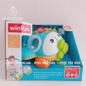 Máy bay thả hình khối có nhạc Winfun 1505