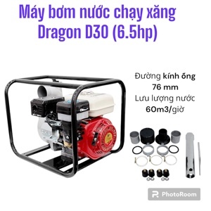 Máy bơm chạy xăng Dragon D30 - 6.5HP