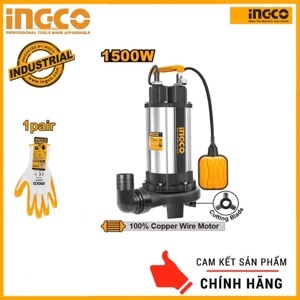 Máy bơm chìm 1500W (2HP) Ingco SPDB15008