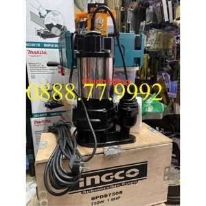 Máy bơm chìm 750W (1HP) Ingco SPDS7508