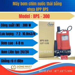 Máy bơm chìm dân dụng APP BPS-300 - 1/3HP