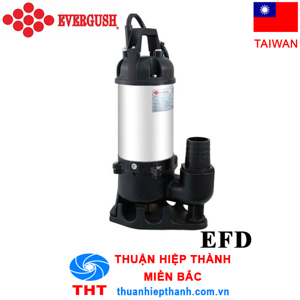 Máy bơm chìm hố móng nạo vét bùn EVERGUSH EFD-20 3HP