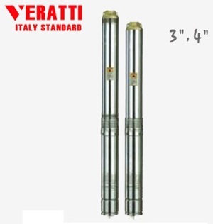 Máy bơm chìm hỏa tiễn Veratti 4 inch 4SDM4/16-1.5 2HP