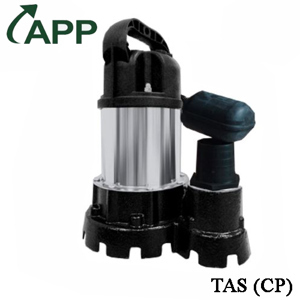 Máy bơm chìm hút hố móng, bùn loãng APP TAS-750A 1HP