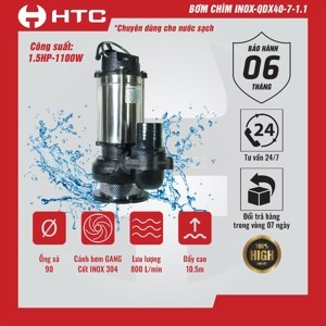 Máy bơm chìm hút nước sạch HTC QDX40-7-1.1