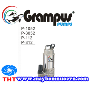 Máy bơm chìm hút nước thải thân inox Grampus P-1052 1/2HP