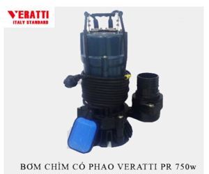 Máy bơm chìm hút nước thải Veratti VRm3.75F - 750W