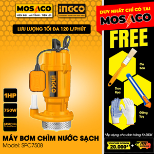 Máy bơm chìm Ingco SPC7508