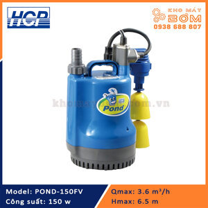 Máy bơm chìm nước dân dụng HCP POND-150FV 150W ( Phao đứng)