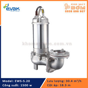 Máy bơm chìm nước thải Evak EWS-5.20