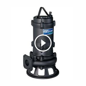 Máy bơm chìm nước thải rác gang đúc HCP 80(100)AFP211 15HP