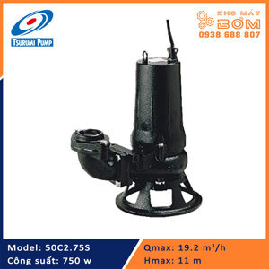 Máy bơm chìm nước thải Tsurumi 50C2.75S - 1HP