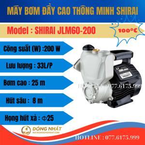 Máy bơm đẩy cao Giếng Nhật JLM 60-200 (200W)