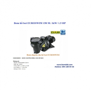 Máy bơm hồ bơi DAB Euroswim 150 M 1.5HP