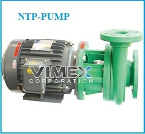 Máy bơm hóa chất đầu nhựa NTP UVP250-13.7 20 5HP