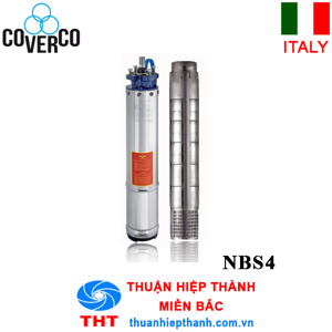 Máy bơm hỏa tiễn 4 inch Coverco NPS4 SN 408/18 4HP (cánh nhựa)