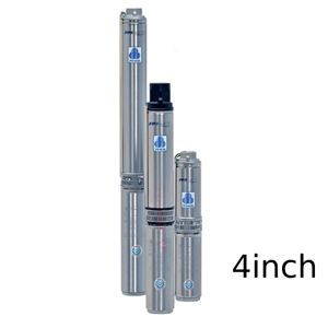 Máy bơm hỏa tiễn 4 inch Franklin 150FA2S4-PEXB 2HP