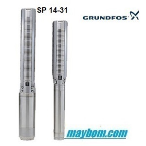 Máy bơm hỏa tiễn Grundfos SP 14-31 - 4 inch, 10HP