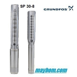 Máy bơm hỏa tiễn Grundfos SP 30-8 - 6 inch, 10HP