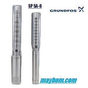 Máy bơm hỏa tiễn Grundfos SP 5A-8 - 4 inch, 1HP