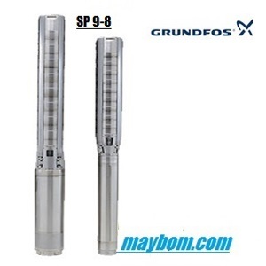 Máy bơm hỏa tiễn Grundfos SP 9-8 - 4 inch, 2HP