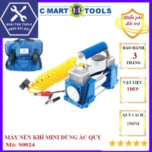 Máy bơm hơi dùng bình Acquy C-Mart S0024