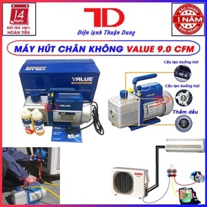 Máy bơm hút chân không hai cấp Value VE280N