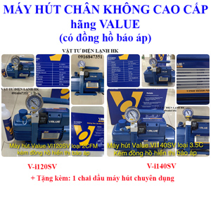 Máy bơm hút chân không Value V-i120SV