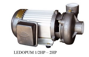 Máy bơm ly tâm đầu gang Tân Hoàn Cầu Leedo LD-370 0.5HP