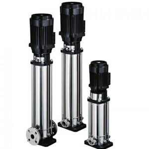 Máy bơm ly tâm trục đứng đa tầng cánh buồng bơm và cánh bơm bằng inox Ebara EVM 45 6 -2F5/22 30HP