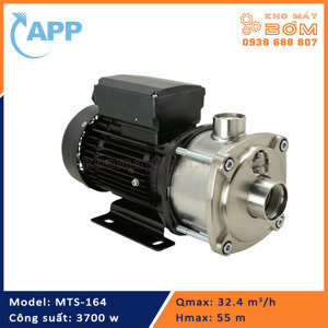 Máy bơm ly tâm trục ngang đa tầng cánh APP MTS-164 - 5HP