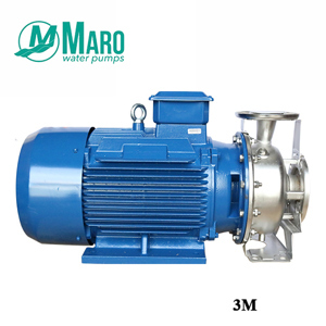 Máy bơm ly tâm trục ngang đầu inox Maro 3M32-160/2.2 3HP