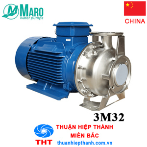 Máy bơm ly tâm trục ngang đầu inox Maro 3M32-160/2.2 3HP