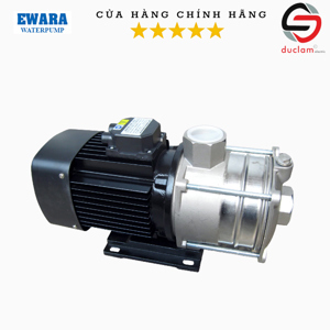 Máy bơm ly tâm trục ngang Inox đa tầng cánh Ewara CM 8-40T 3HP