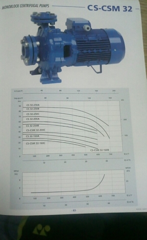 Máy bơm ly tâm trục ngang Speroni CS 50-200B