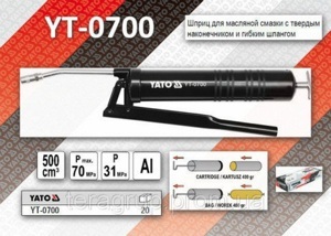Máy bơm mỡ cầm tay Yato YT-0700