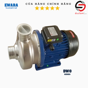 Máy bơm nước đầu tròn inox cánh hở Ewara DWO 400T 4HP