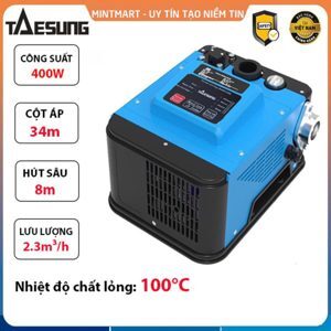 Máy bơm nước đẩy cao đầu nhựa Walrus TS-400 1/2HP