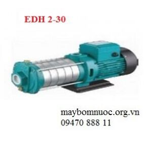 Máy bơm nước đẩy cao trục ngang đầu inox LEPONO EDH 2-30