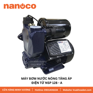 Máy bơm nước nóng tăng áp điện tử Nanoco NSP128-A 128W